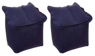 2 PACK SKYREST® INFLATABLE TRAVEL PILLOW, PORTABLE HEAD NECK REST PILLOW, PATENTED DESIGN FOR PLANE, CAR, BUS, TRAIN